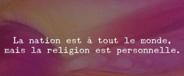 Se convertir, alors que la religion est personnelle
