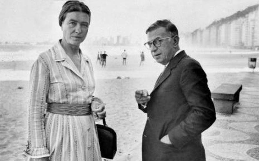 couple d'intellectuels Sartre et de beauvoir
