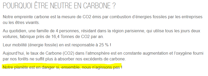 neutralité carbone et greenwashing de total