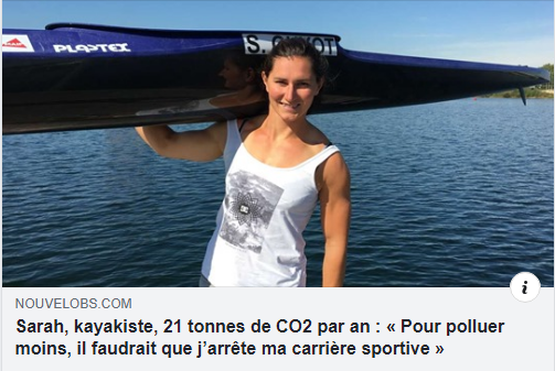Kayak, Olympic sport with Sarah Guyot