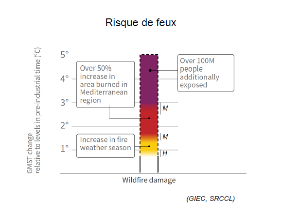 megafires, IPCC figure