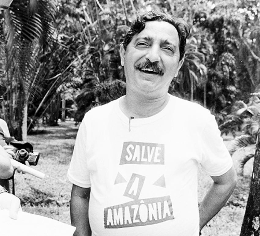 Chico Mendes, défenseur de l'Amazonie, activiste, et mort assassiné.