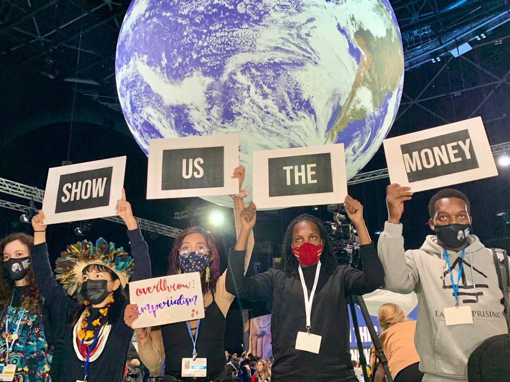 Activists at COP26