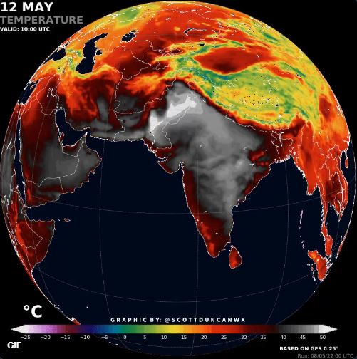 50 degrés au Pakistan