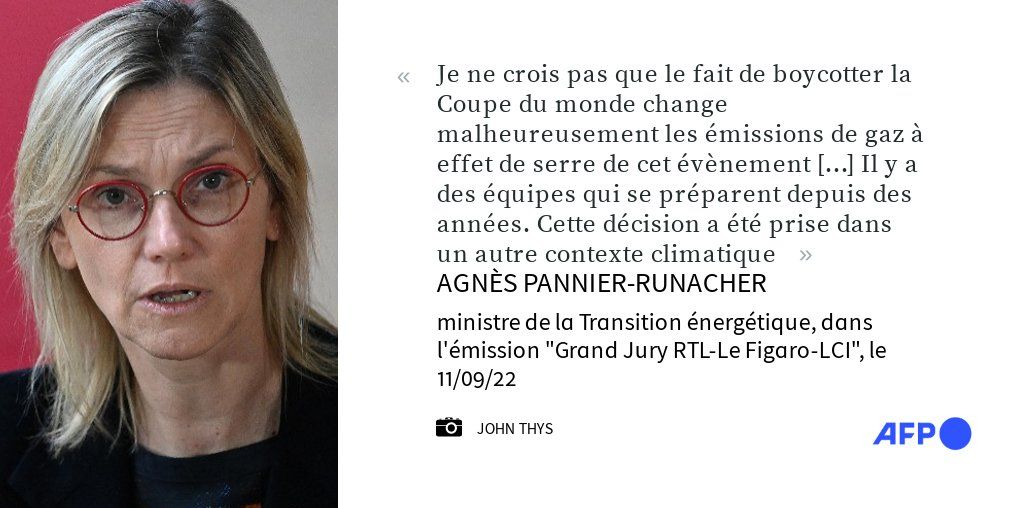 Agnès Pannier-Runacher also lied on 11 September at the Grand Jury RTL-Le Figaro-LCI, claiming that boycotting would have no impact