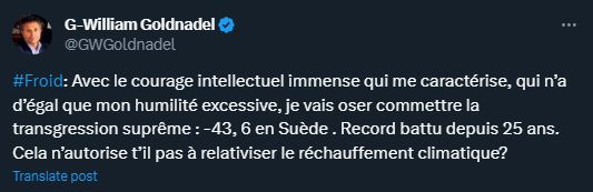 l'avocat W. Goldanel, climatosceptique et chroniqueur au Figaro