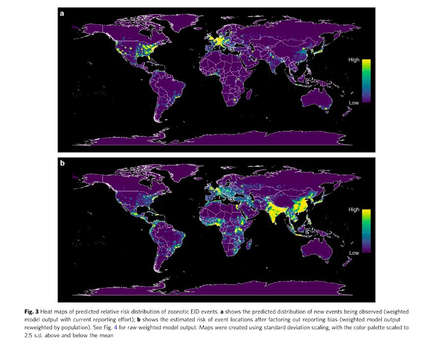 Risque de maladie de zoonose avec l'effondrement de la biodiversité