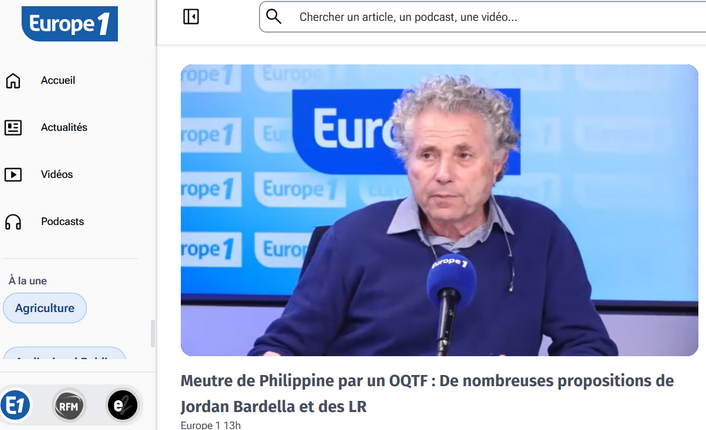 éclairage de nuit et manipulation de l'extrême-droite sur Europe 1